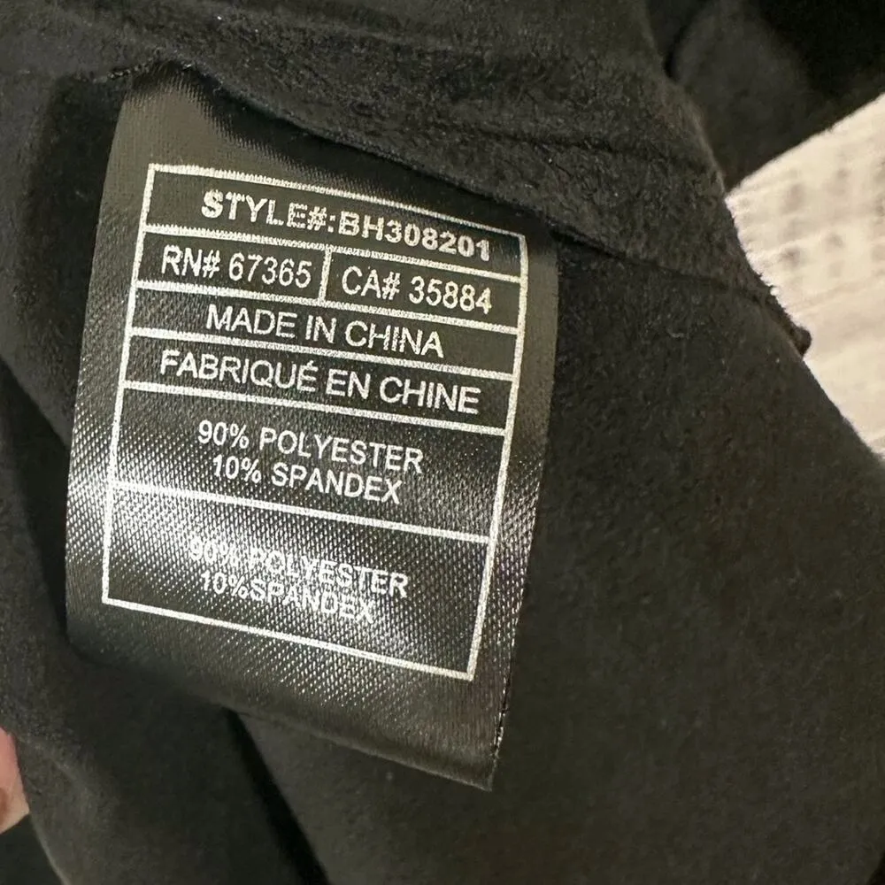 BB Dakota Brayton Black Faux Suede Silver Studded Dress, EUC, Small, MSRP $98 - Image 12