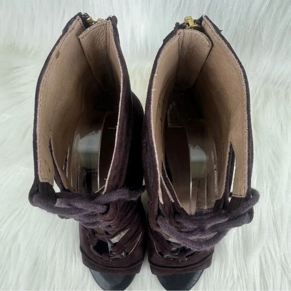 Joie Anja Open Toe Suede Lace Up Sandal - Image 13