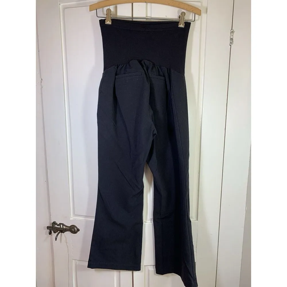 Motherhood Maternity Womens Pants S Black Full Panel Boot Cut Comfort Minimalist - Image 4