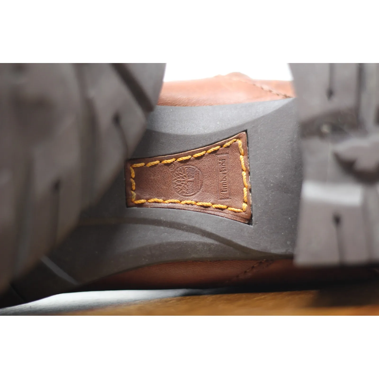 Timberland Alyse Leather Ankle Boots Block Heel‎ Brown Casual Classic Size 10M - Image 10