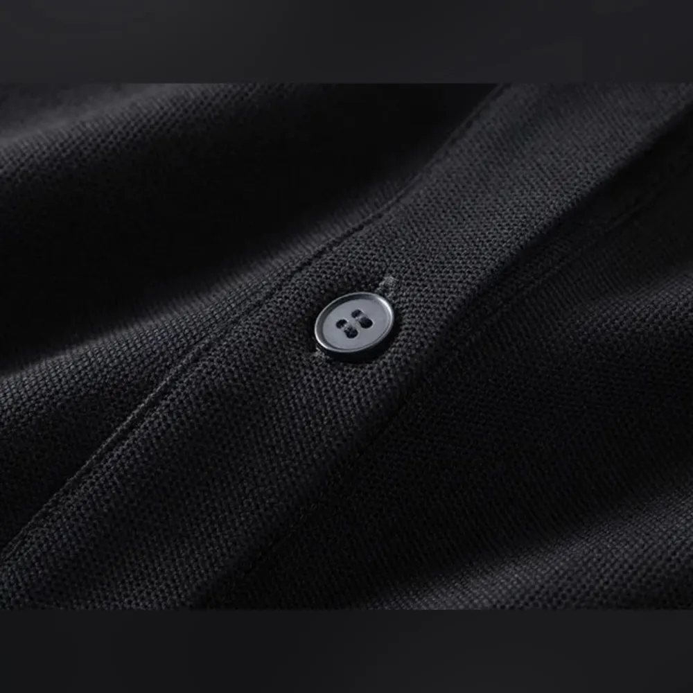 DUSHU Office Lady Simple Fashion POLO Collar Long Dress Casual All - Image 11