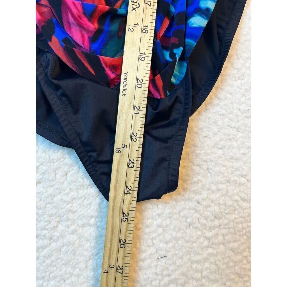 Magicsuit Women's Swimsuit Black‎ Floral Slimming Flower Bomb Lisa Size 8 - Image 8