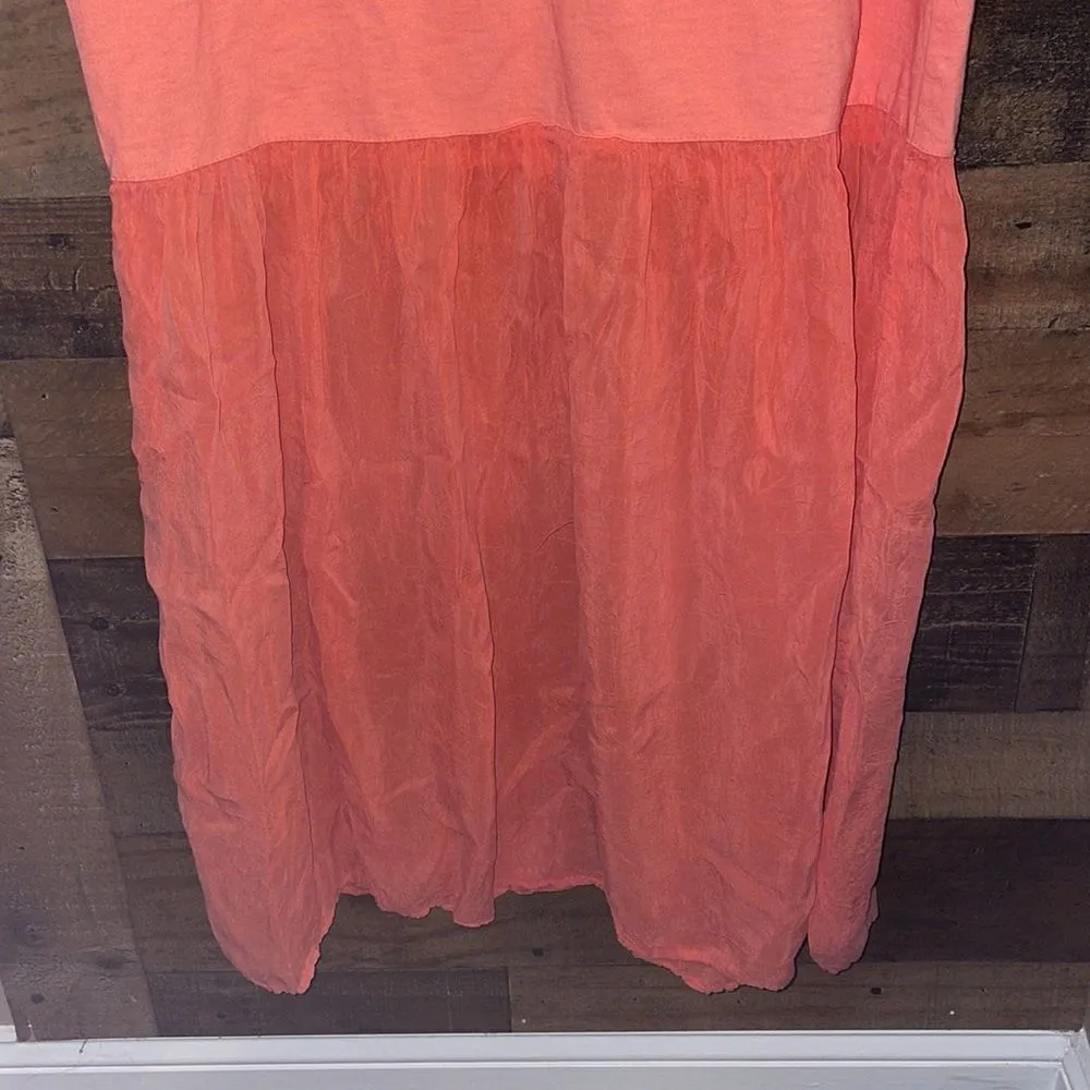 Johnny Was T-Shirt Coral Fish Appliqué Drop Waist Dress - Image 4