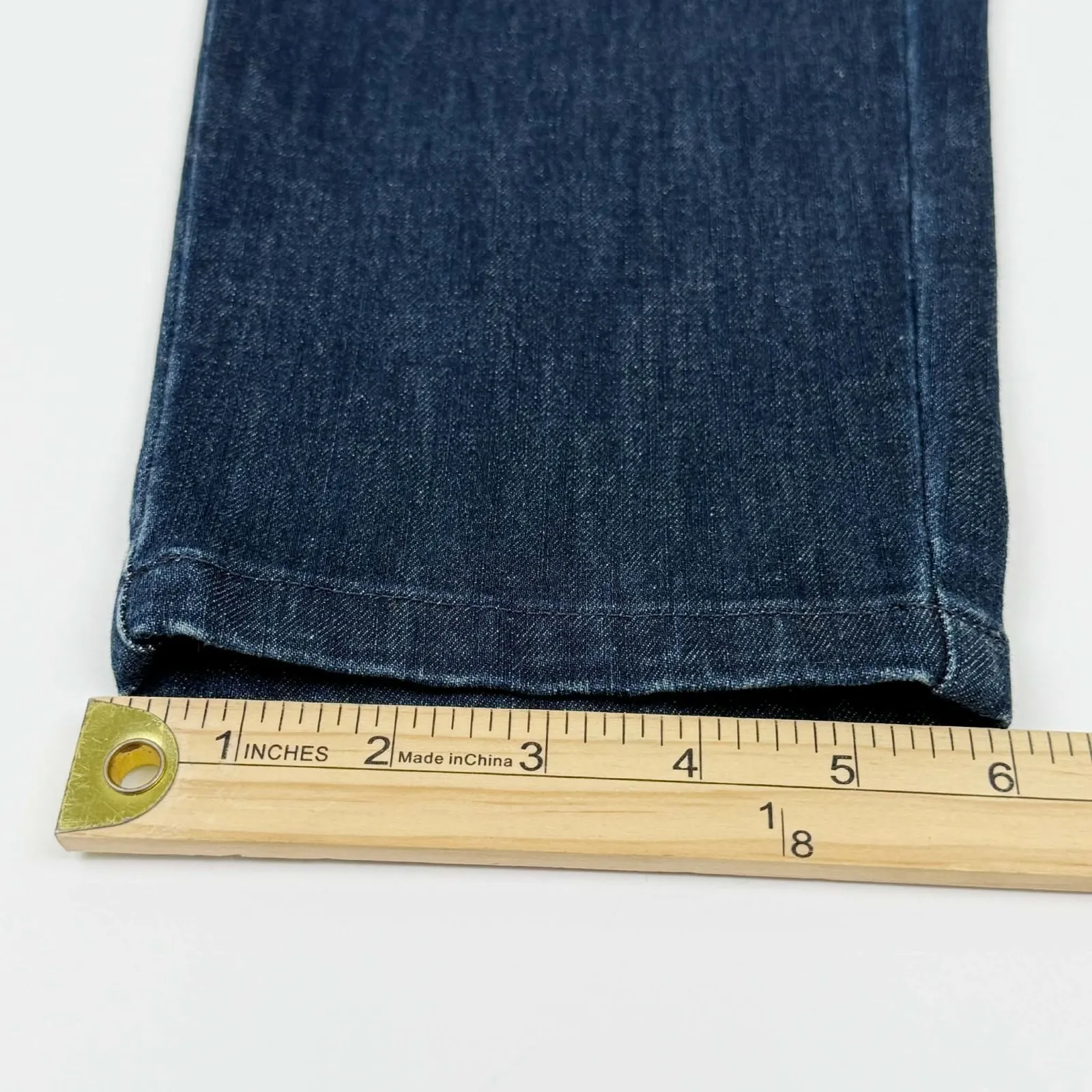 Soft Surroundings Pull On Denim Jeans Women's Medium Elastic Waist Stretch Blue - Image 9