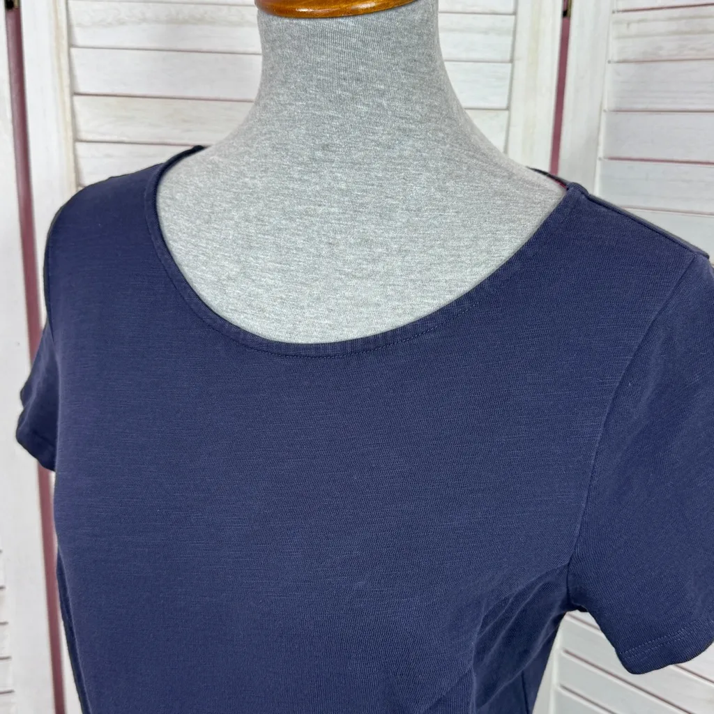 Boden Phoebe Jersey T Shirt Sheath Dress Navy Blue 10 - Image 6