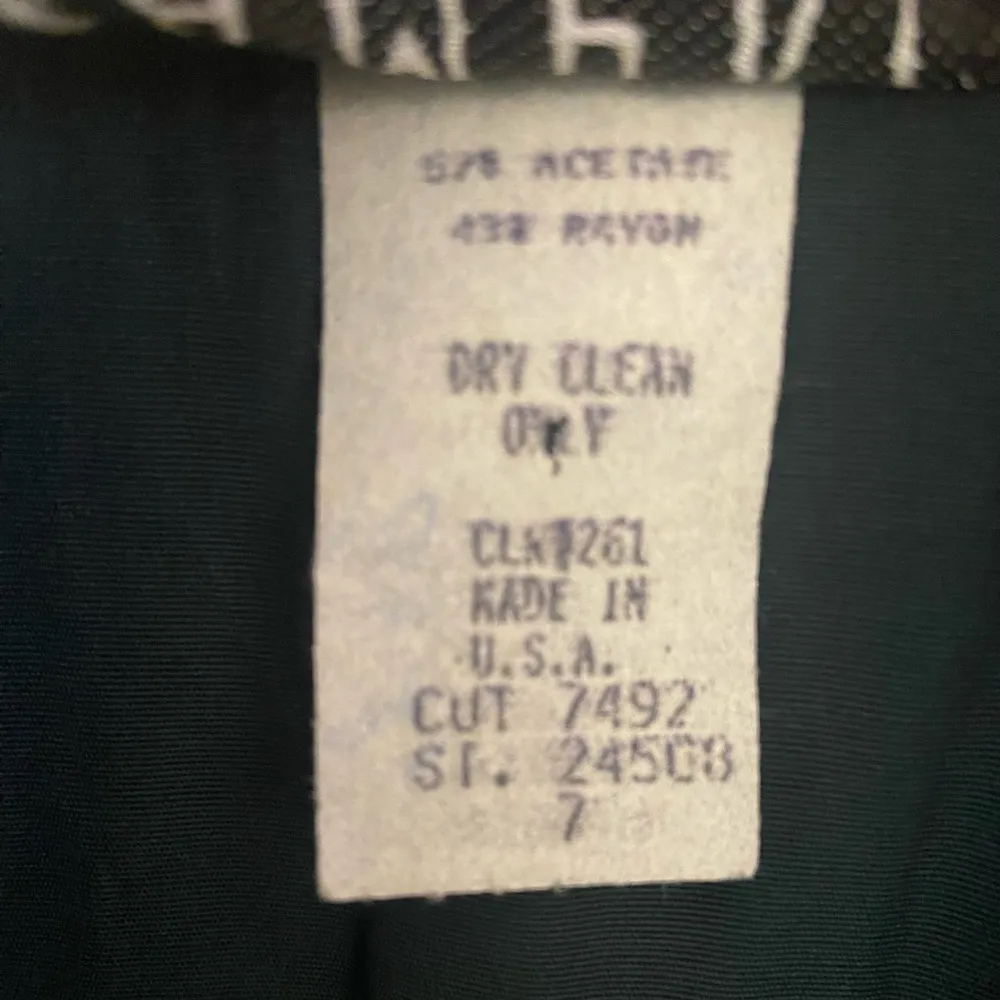 Vintage Rampage Teal Gold Buttons Layer Vest - Image 3