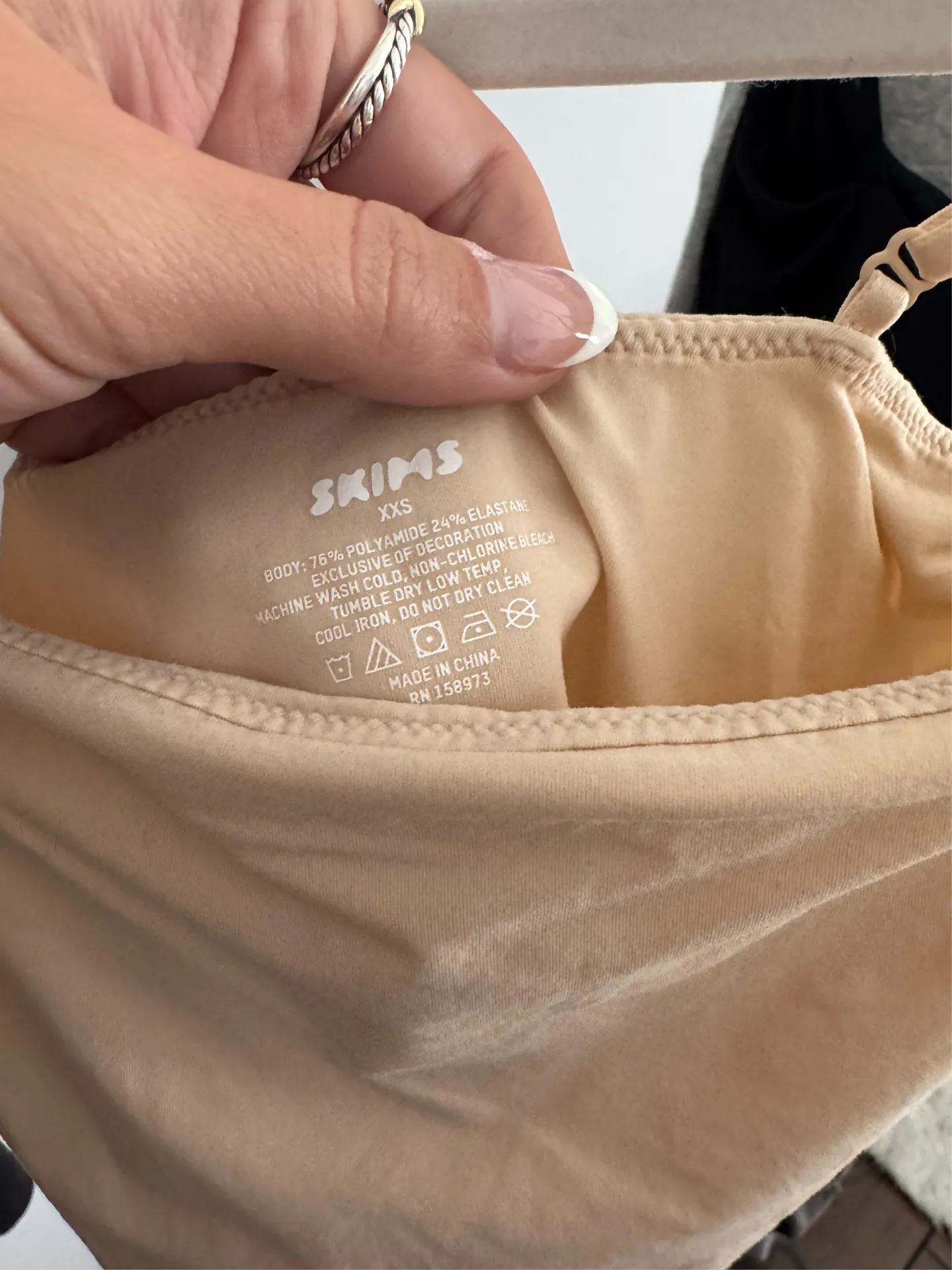 Fits Everybody Cami Thong Bodysuit in Sand Size XXS NWT - Image 6