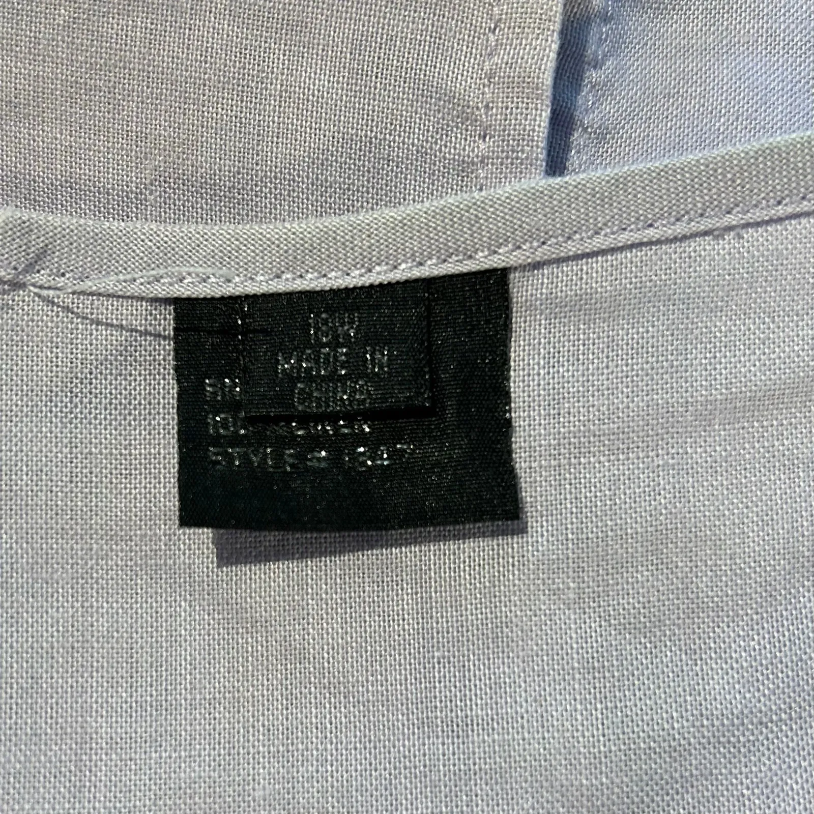 100% Linen Top Lavender Sleeveless Boho Lagenlook Cottage Core Fashion Plus 18W Purple - Image 8