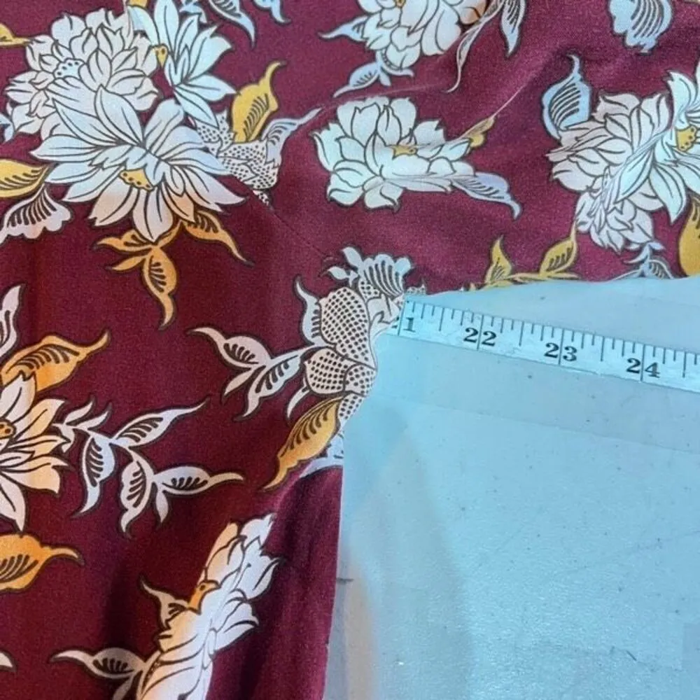 C&C California Floral Blouse Medium Fall Autumn Colors Flowy‎ Loose Bohemian - Image 8