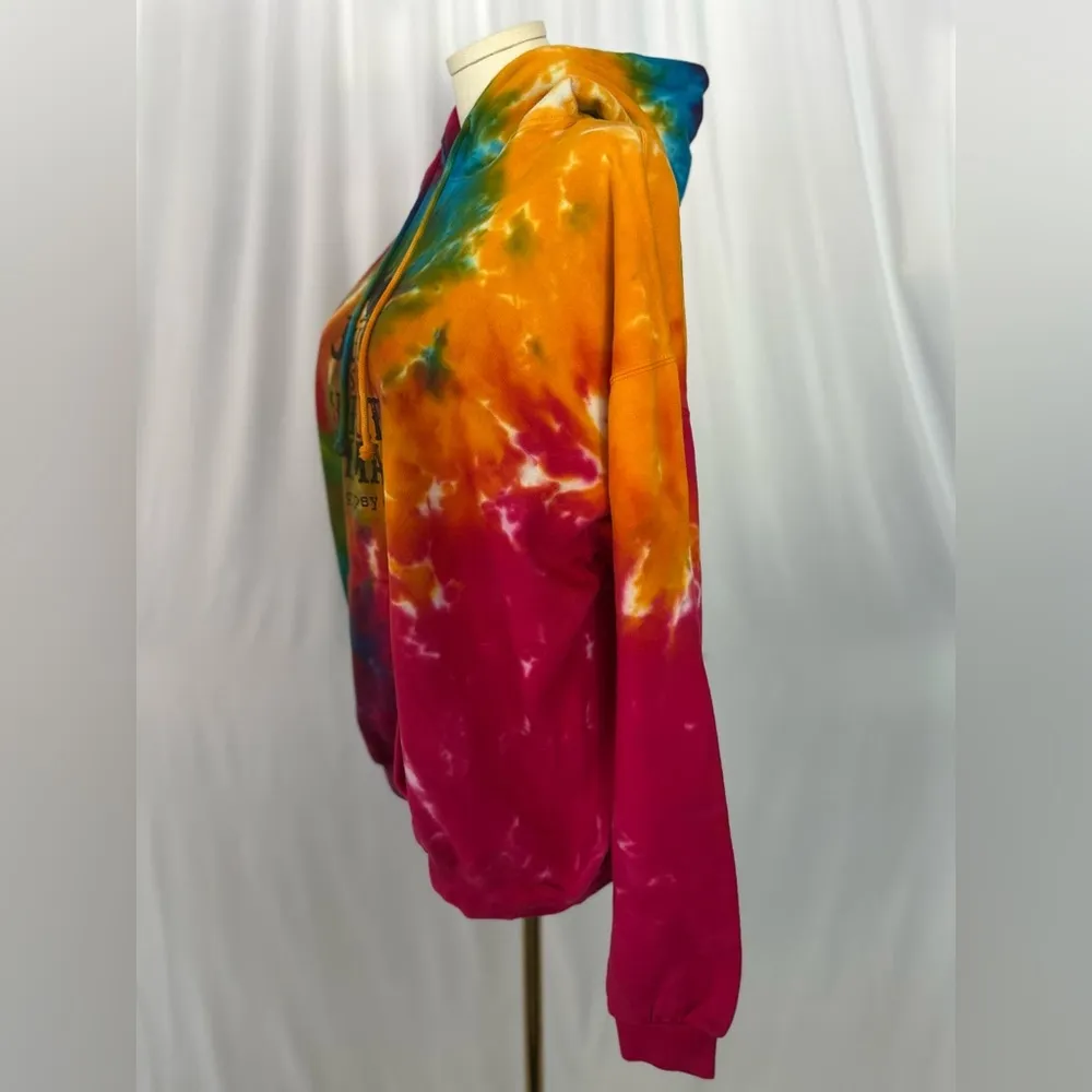 Junk Gypsy Colorful Tie-Dye Hoodie (798) - Image 5