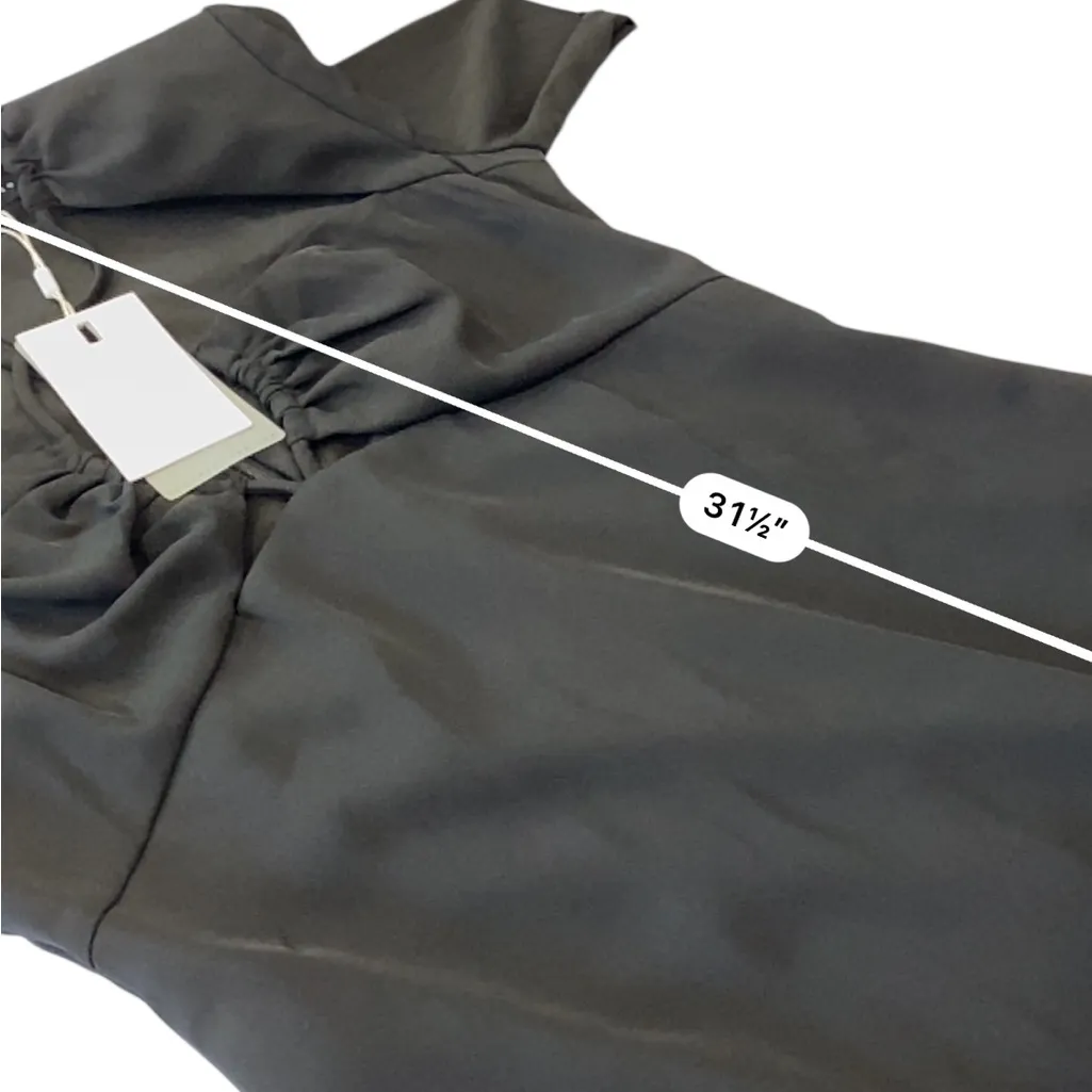 Endless Rose Crossover strap little Black mini dress Long Sleeve NEW Size small - Image 11