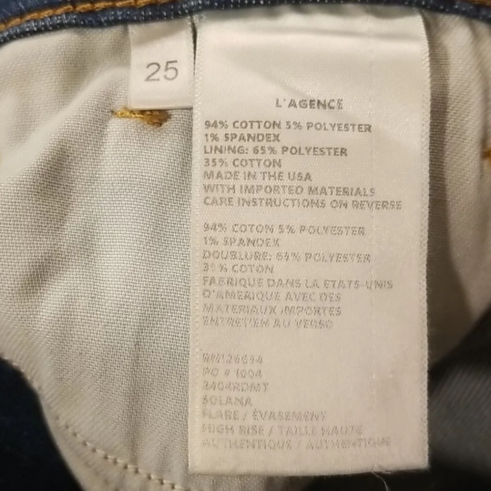 💕L'AGENCE💕 Solana High-Rise Flare Side Stripe Jeans 25 - Image 16