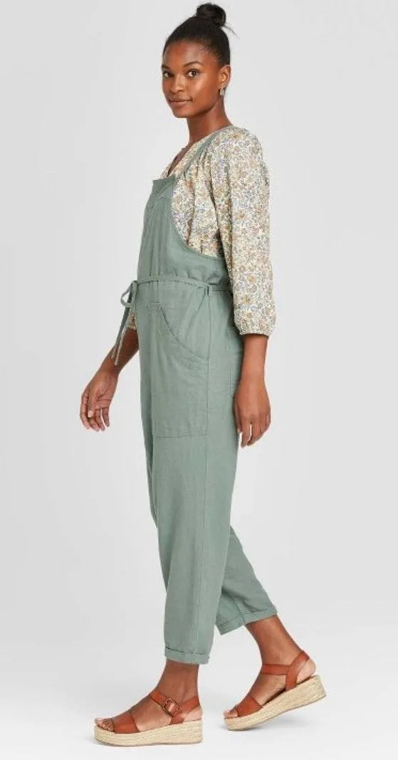 Universal Thread Romper Olive Green Xs Worn Once - Image 3