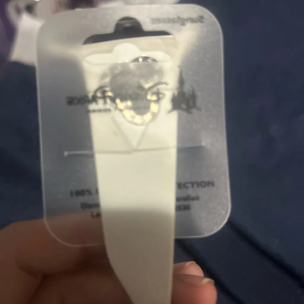 Disney Parks Mickey Mouse Rhinestone Sunglasses White Aviators - Image 3