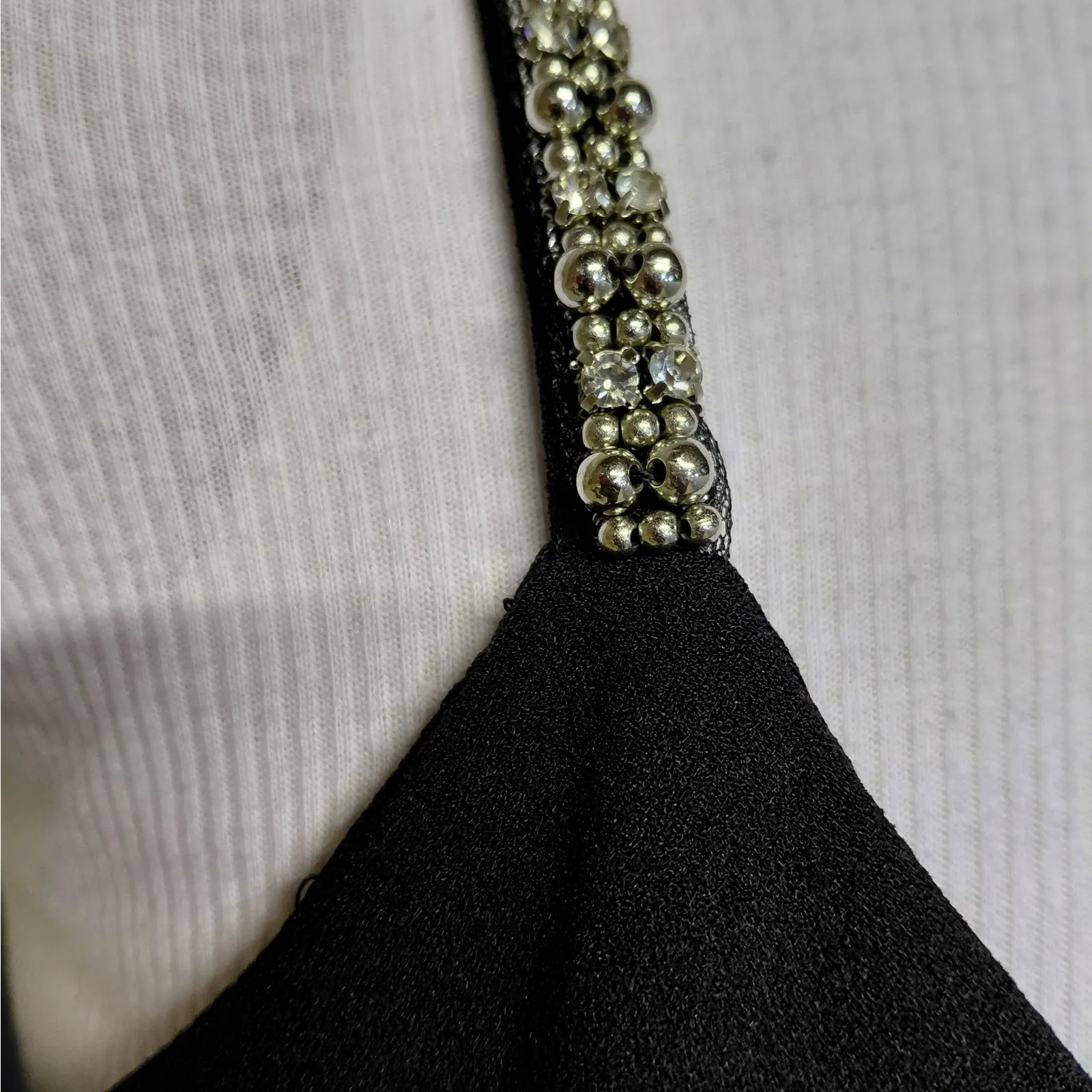 Xscape Women's Cocktail Party Dress Size 8P Black Midi Wedding Guest Night Out - Image 9