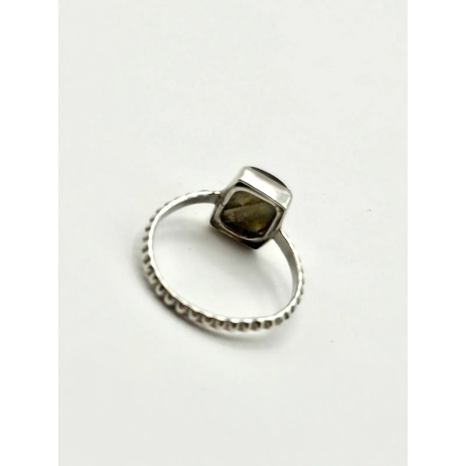 Labradorite Sterling Silver Dainty Ring Size 5.25 - Image 7