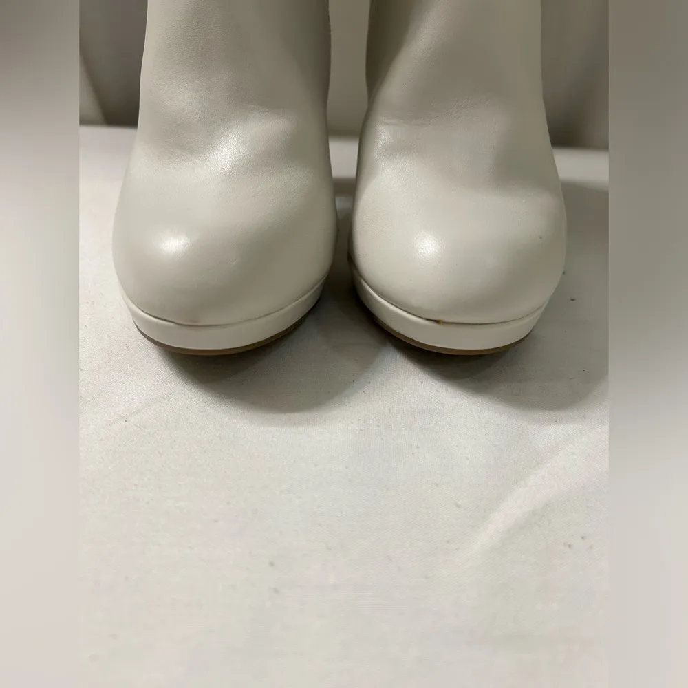 IMPO Otis Ladies Boots Booties Slouch Ankle Heels Zippered Buckle Trim 6.5M - Image 5