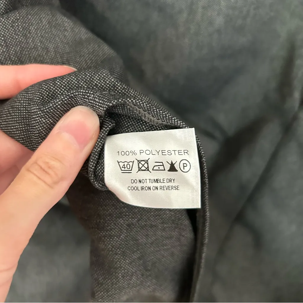 Meem Label Grey Pullover Hoodie Dress One Size Gray Size undefined - Image 5