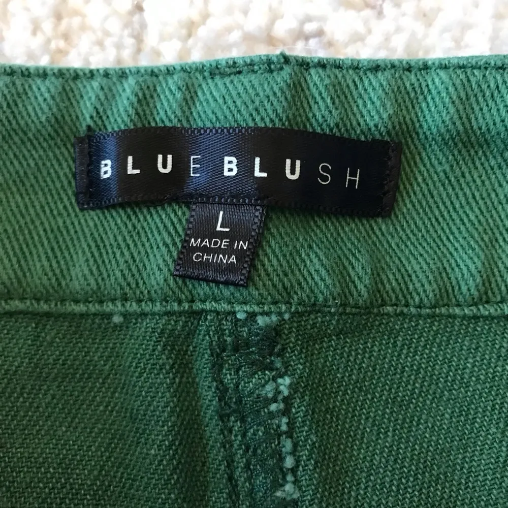 x Blue Blush Wide Leg Denim Cargo Pants - Image 7
