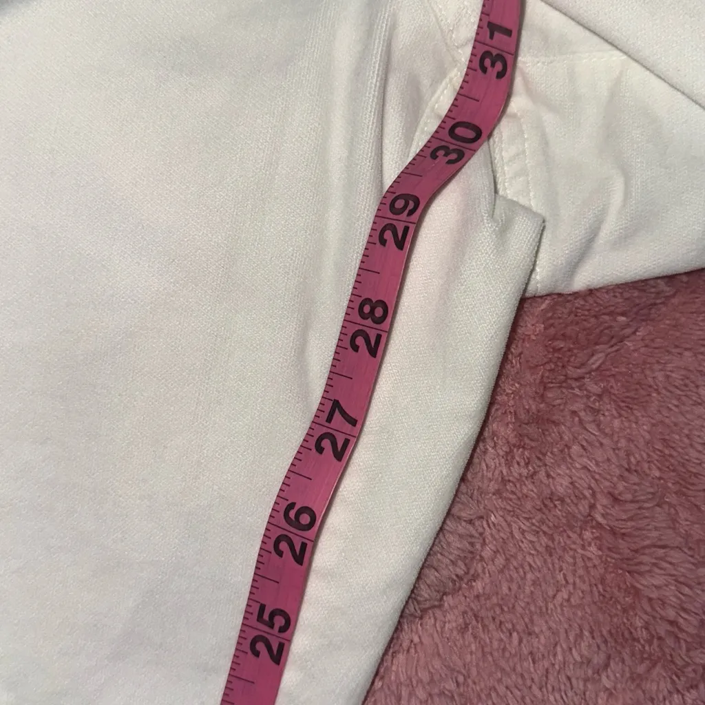 Peruvian Connection Women's Pants Cotton Blend White Size 10 EUC - Image 6