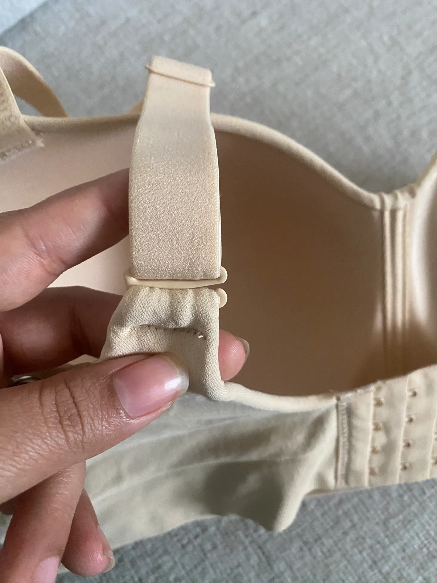 NWT TRUEKIND SUPPORTIVE COMFORT WIRELESS SHAPING BRA SIZE  XL  BEIGE - Image 11