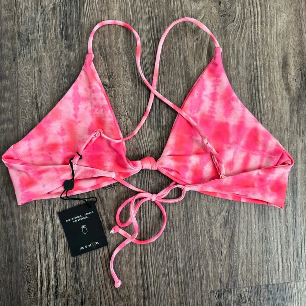 NEW Skatie Swim Sarah Top in Lollapalooza Print L - Image 4