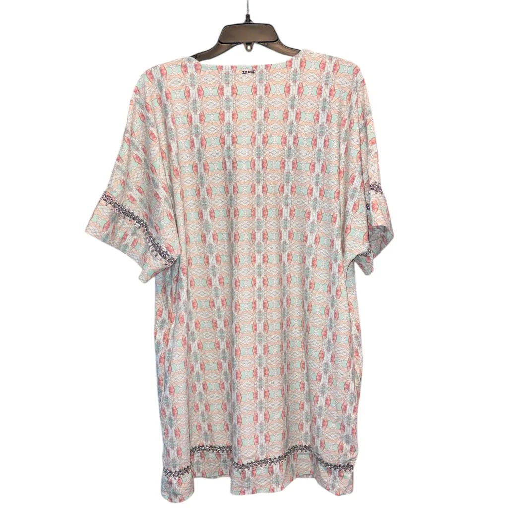 Cabana Life Bungalow Beach Dress Limited Edition Peach Geometric XL NWT Multiple - Image 3