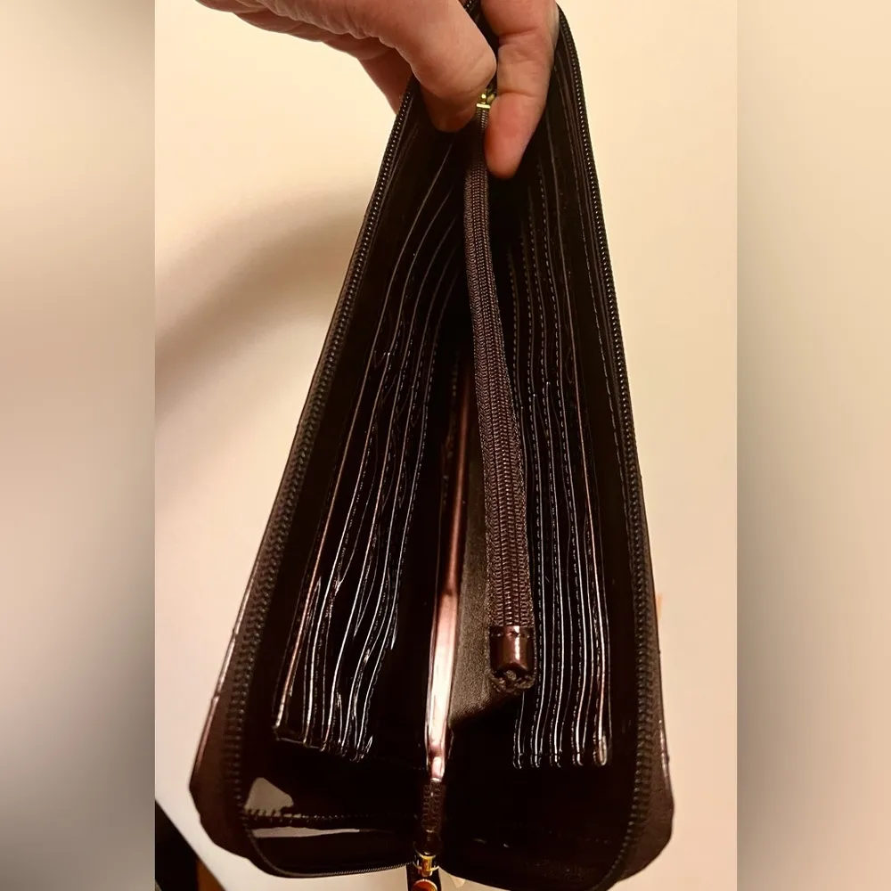 Joy & Iman - Quilted Fashionably Functional Wristlet - Chocolate (NWT) - Image 5