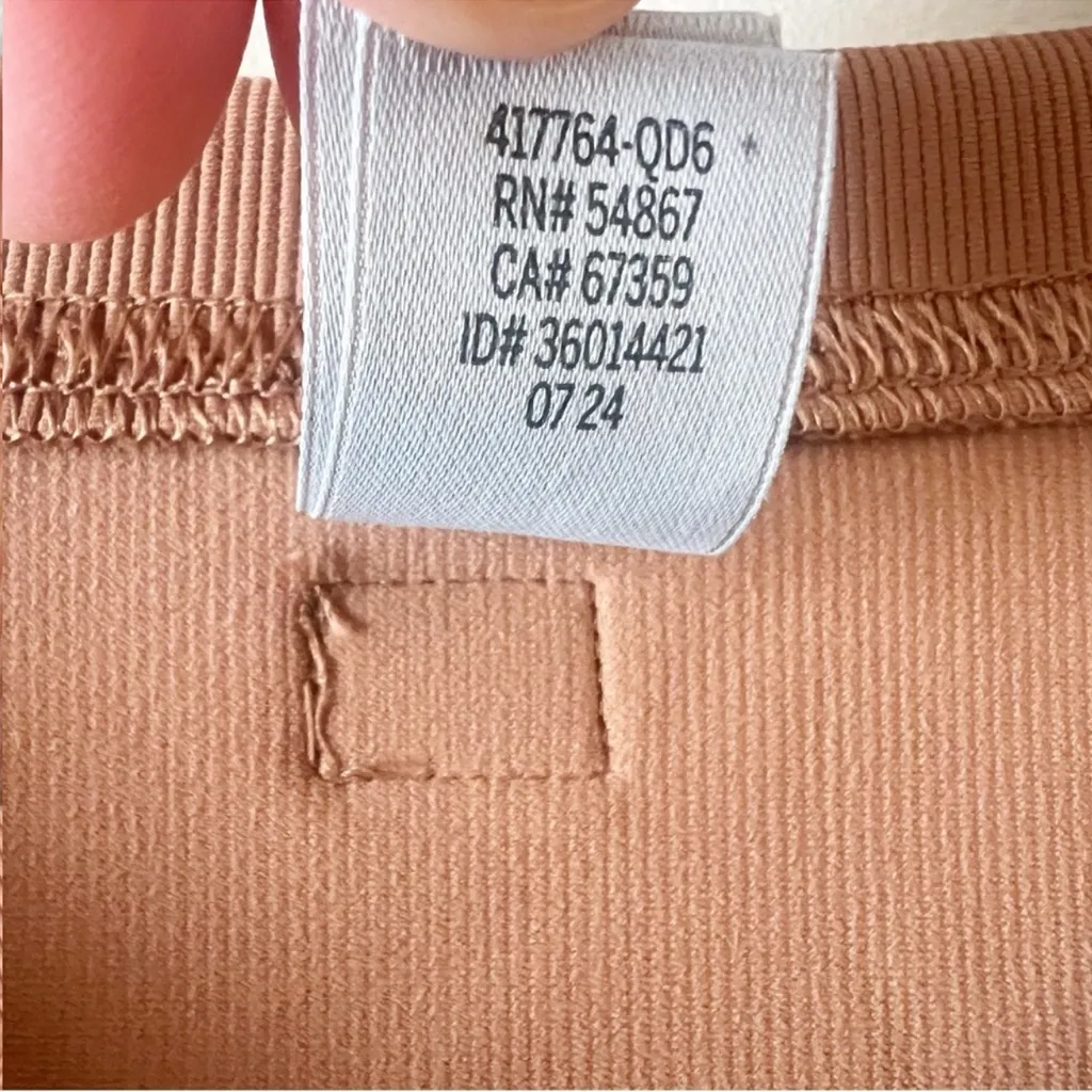 VSX Sport Brown Ribbed Crew neck Pullover Long Dolman Sleeves Boxy Fit Size XXL Orange - Image 6