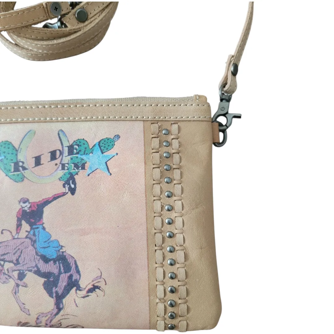 Ride ‘em! | Western style leather shoulder/crossbody gives cowgirl energy - Image 5