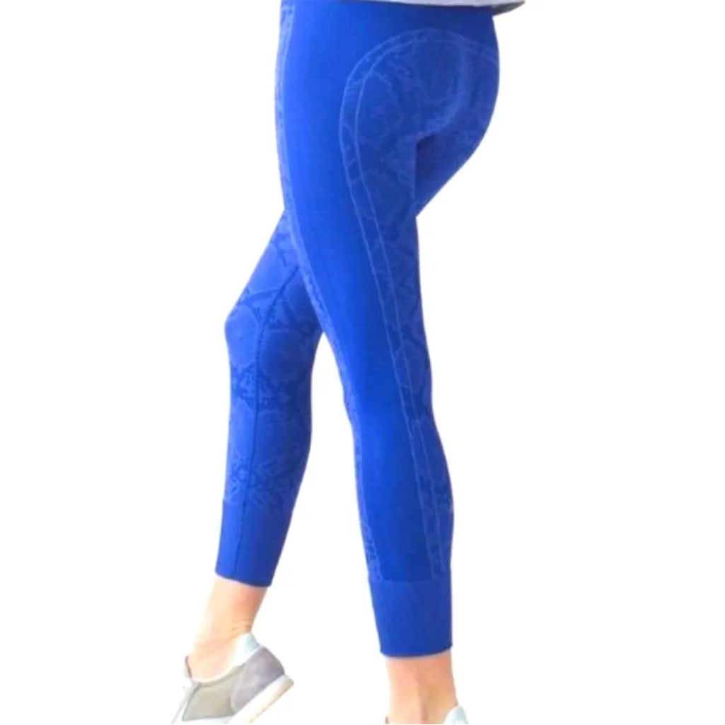 Lululemon Ebb To Street Seamless Sapphire Snakeskin Leggings 🍁 - Image 2