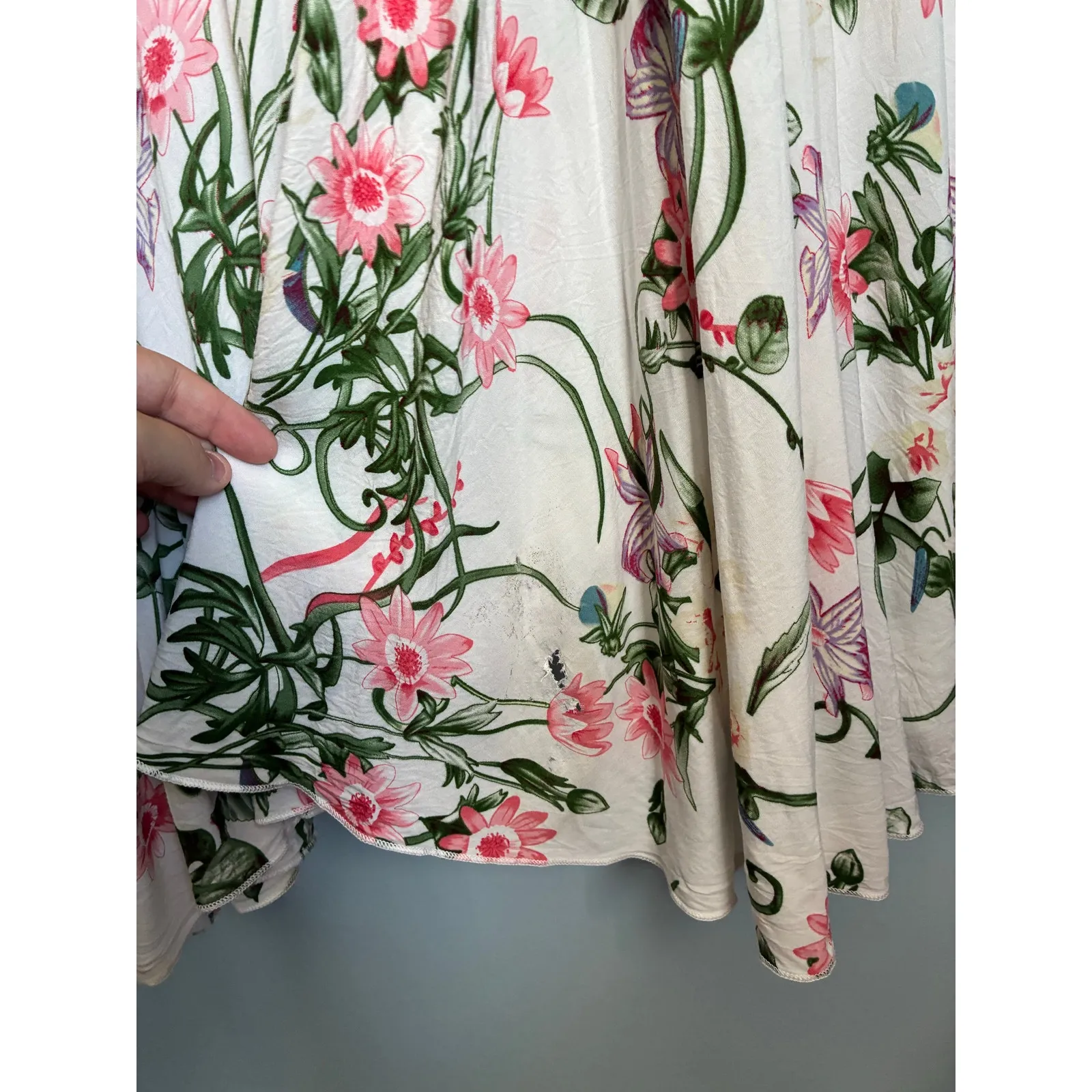 Showpo Lone Traveller Maxi Dress Floral Size 14 Green - Image 7