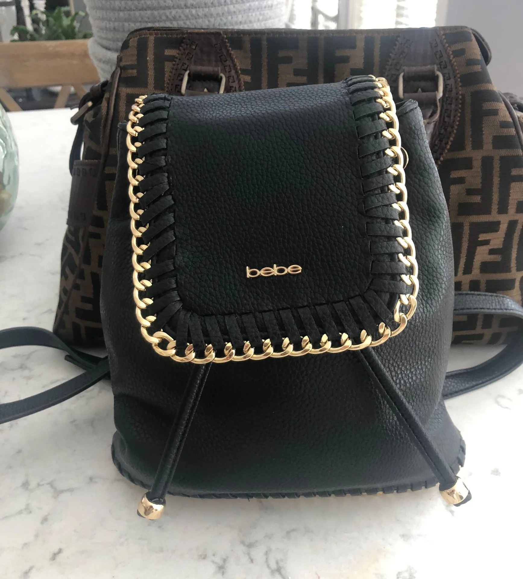 Bebe Mini  Black Backpack - Image 3