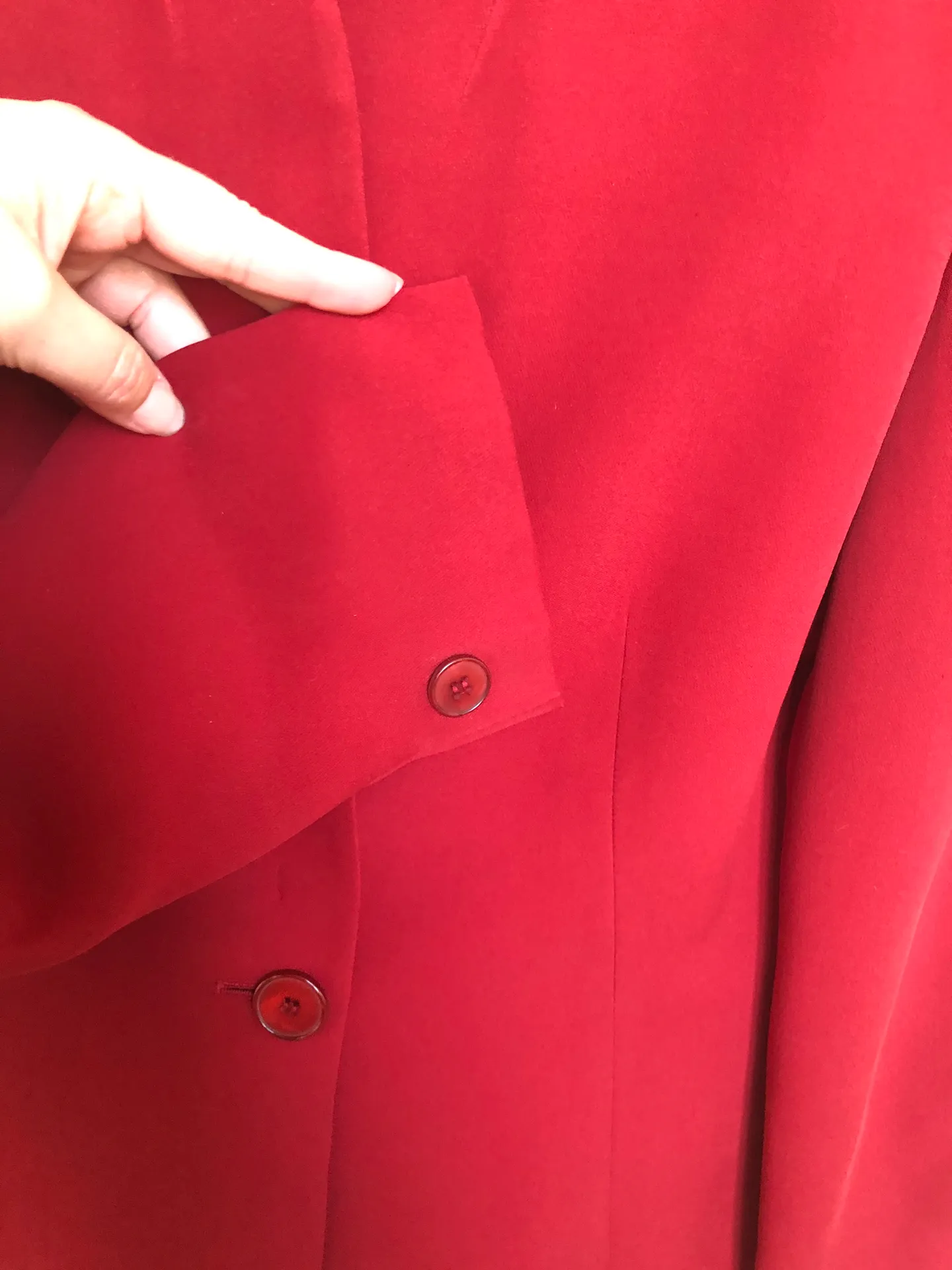 (vintage) Designer Silk Skirt Suit - Image 9