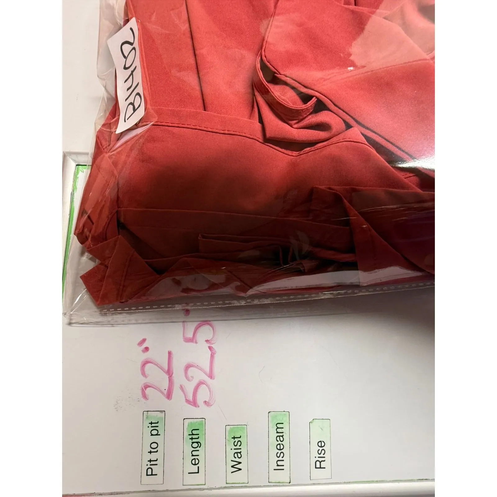 Halara‎ Breezeful V-Neck Short Sleeve Side Pocket Tie Back Midi Dress Sz L Red - Image 5