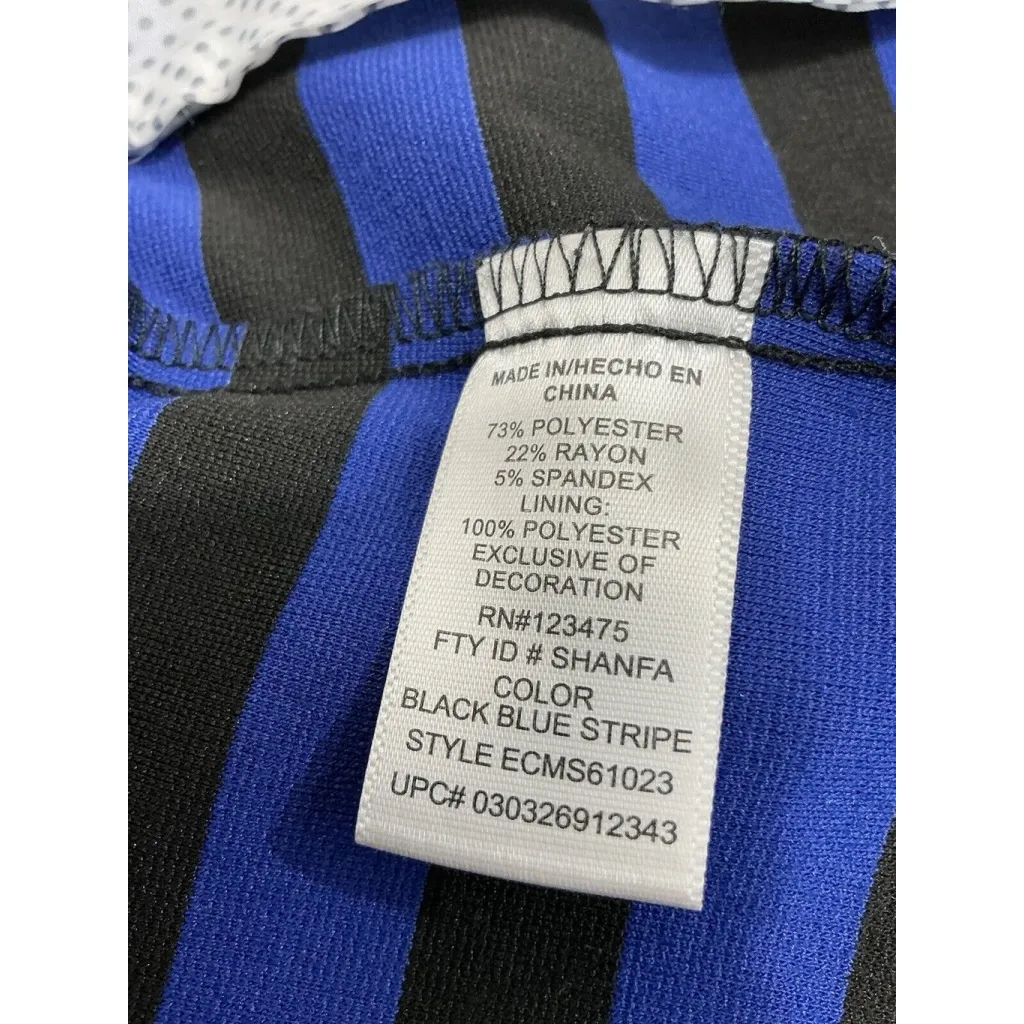 COMPANY ELLEN TRACY black blue striped navy blazer- size XL - Image 4