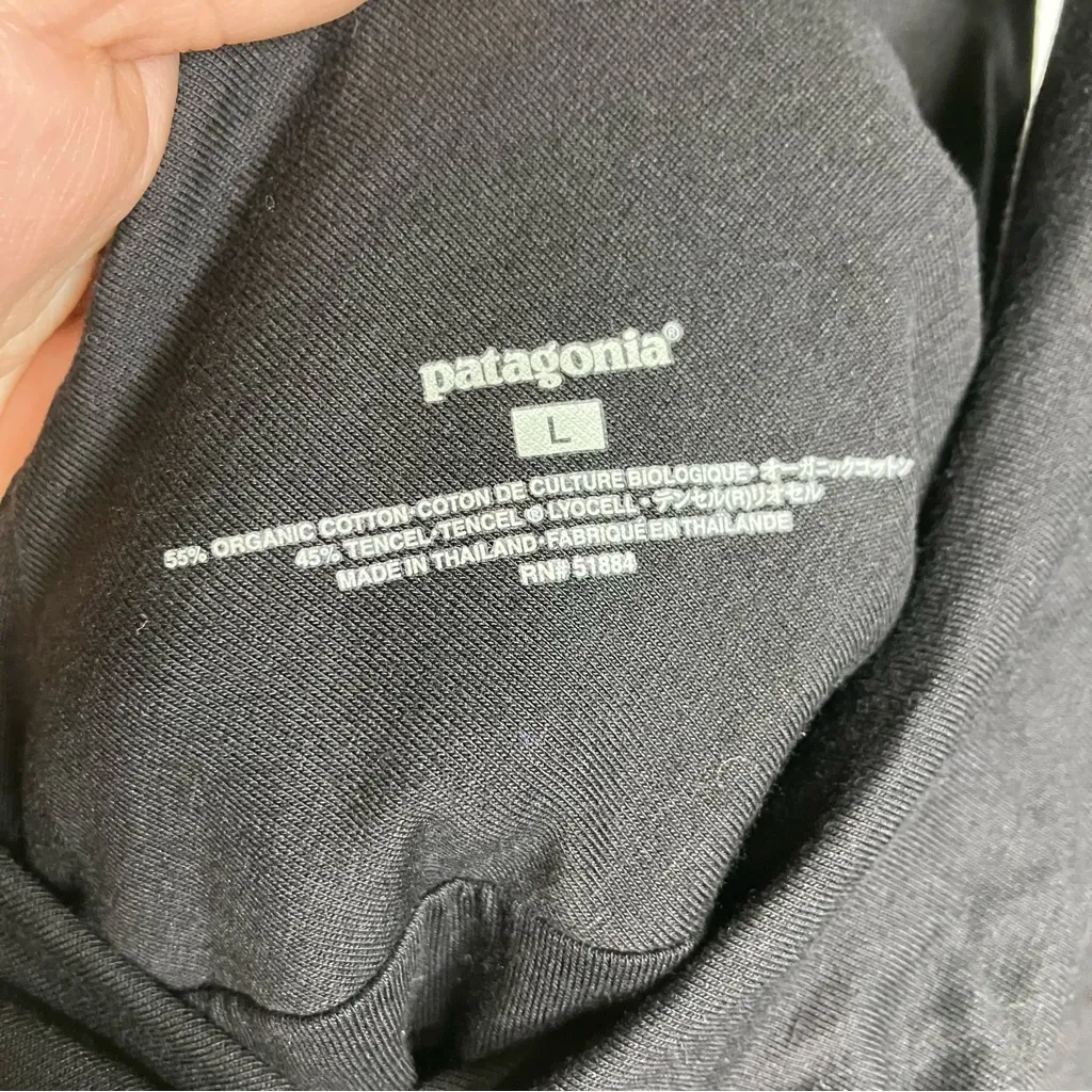 Patagonia women’s‎ Kamala front twist v-neck dress sleeveless size large casual - Image 5