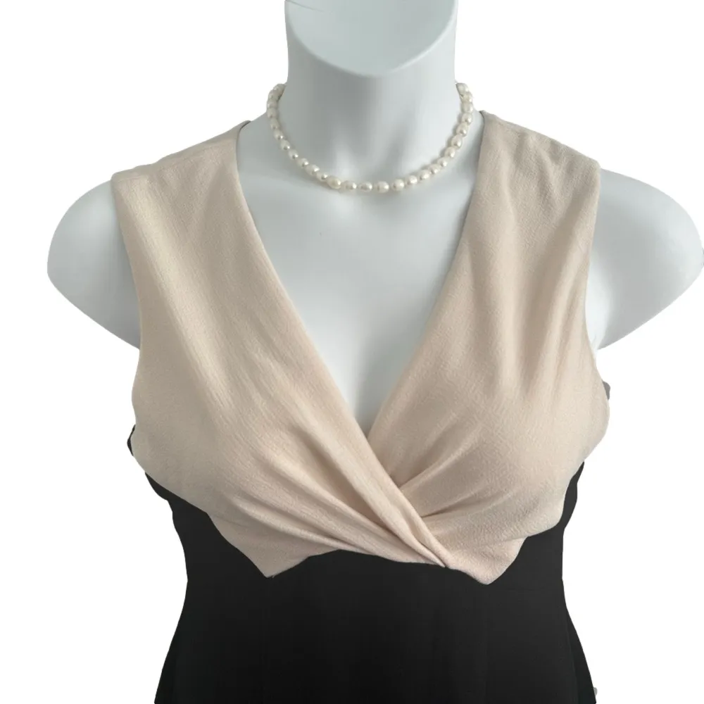 Max & Cleo Sleeveless Twist Front Cocktail Dress – Size 10 - Image 3