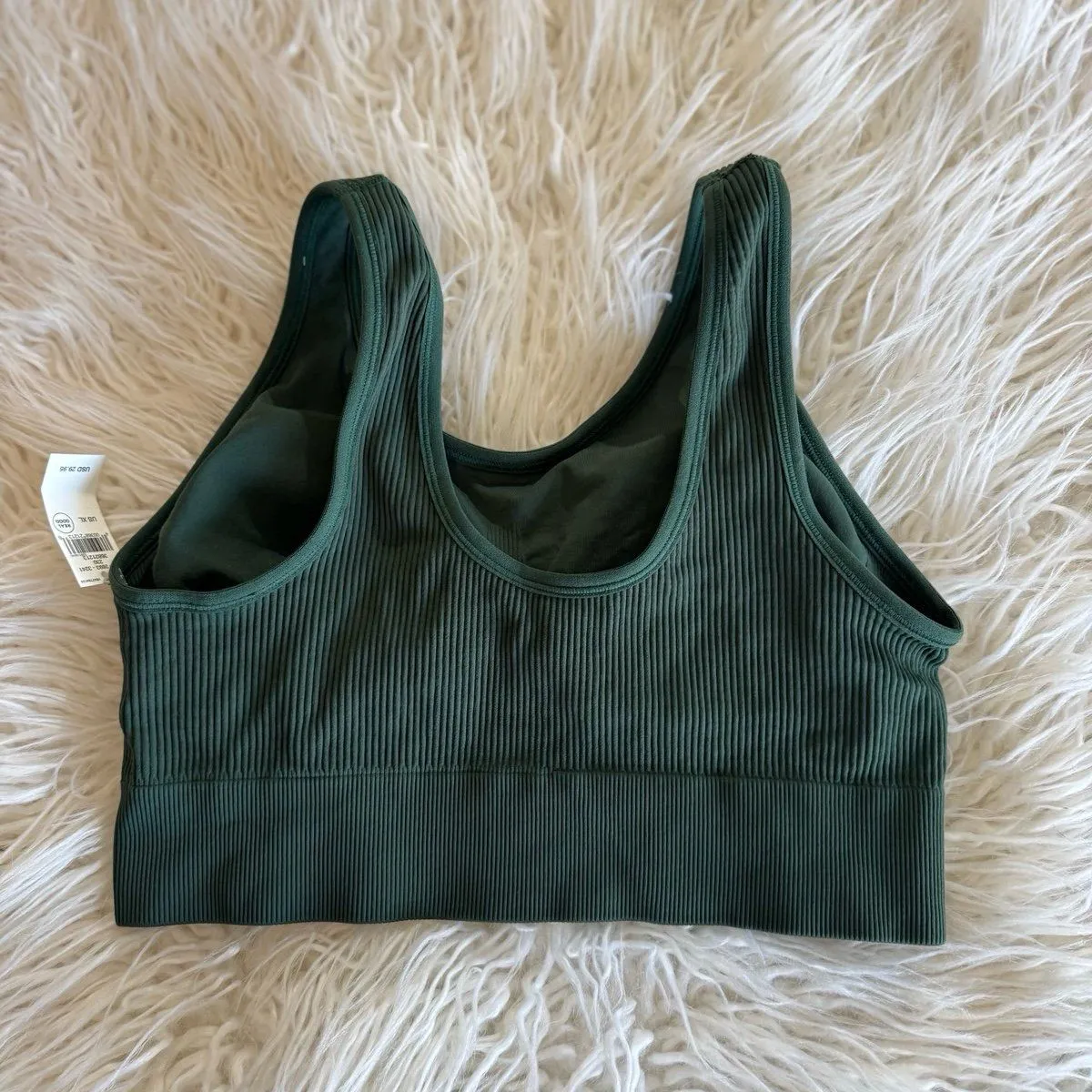Aerie Seamless Padded Bralette Sycamore Size XL - Image 6