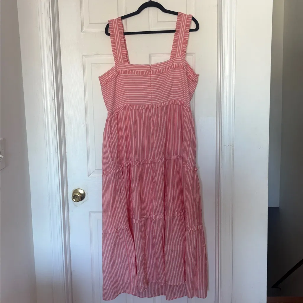 Gal Meets Glam Collection Courtney Rio Stripe Lawn Maxi Dress Size 20 - Image 5