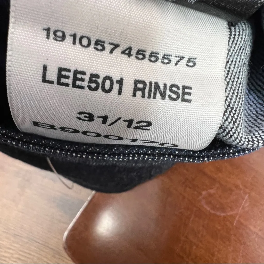 Lee Body Optix + Cushnie Size 31/12 Cropped Straight Leg Dark Wash Denim… - Image 14