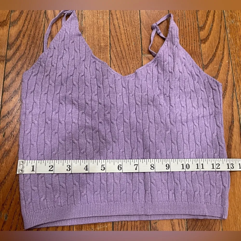 Daisy Lavender Knit Camisole - Image 3