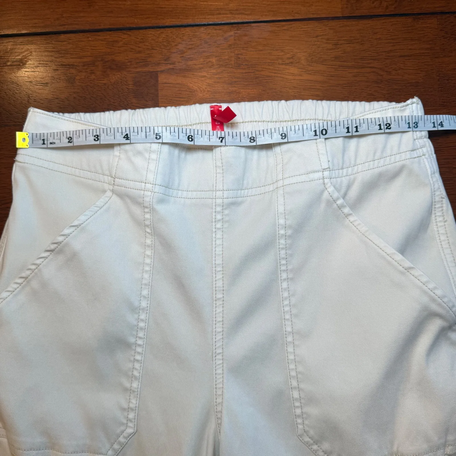 Spanx Stretch Twill‎ Jogger Cream Ivory Size Medium - Image 8