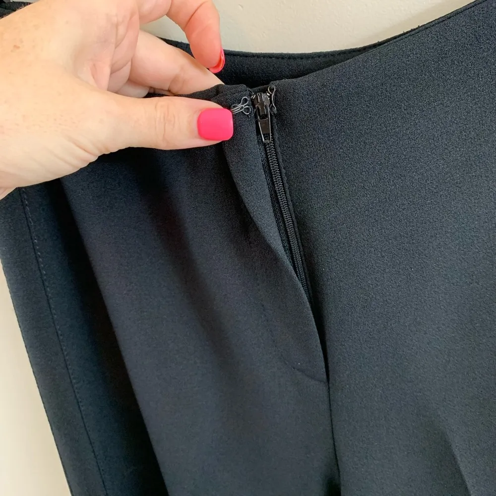 Alberto Makali  Black Side Split Pants Size 8 - Image 7