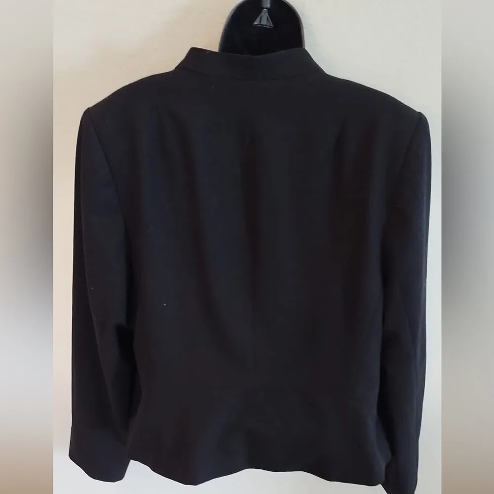Worthington Women's Black Blazer Size 16 Corporate Workwear Business Formal - Image 3