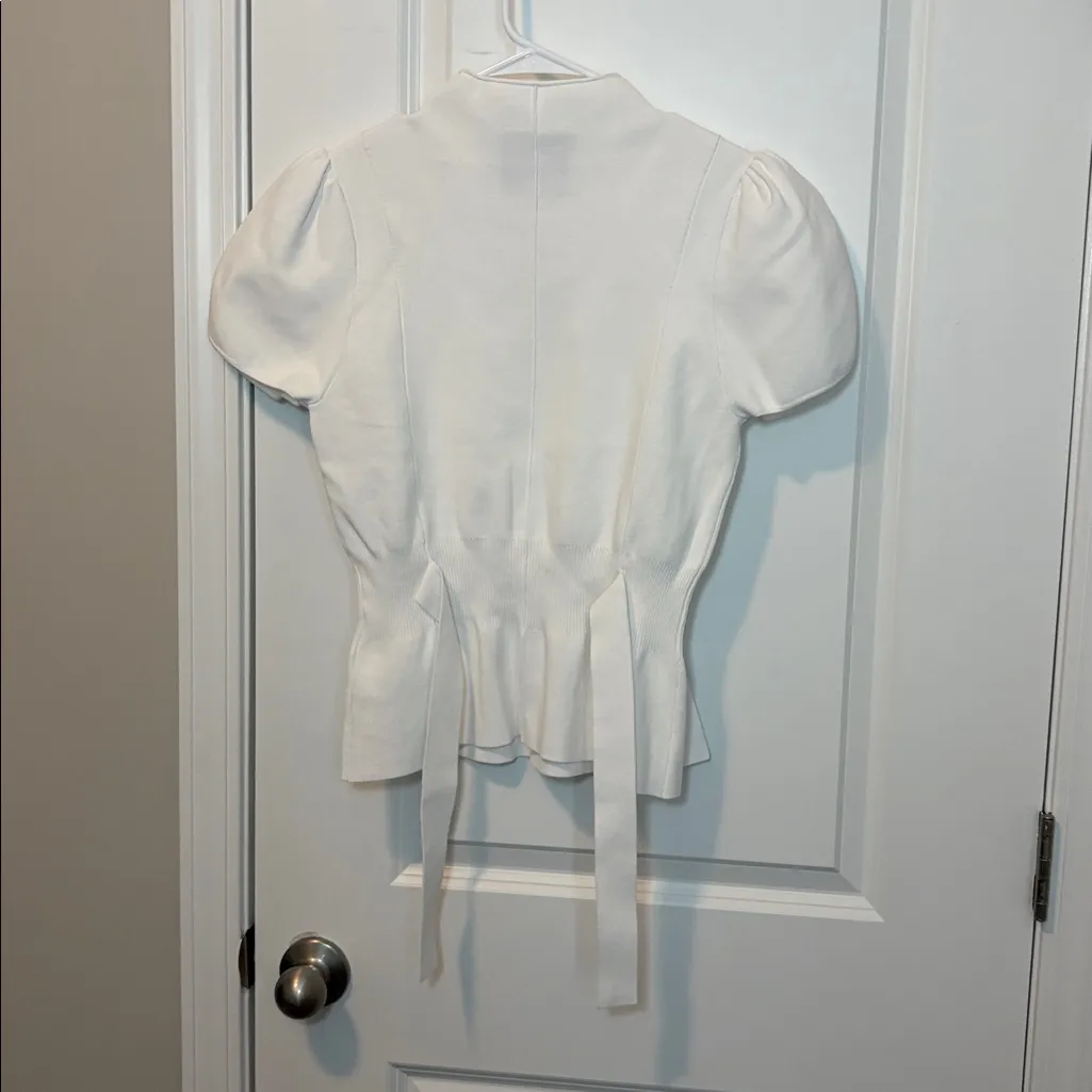 3.1 Phillip Lim  Compact Rib-Knit Tulip Top - Image 11