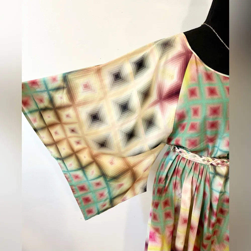 Charlie Jade Salamay One Shoulder 100% Silk Dress Size XS - Image 4