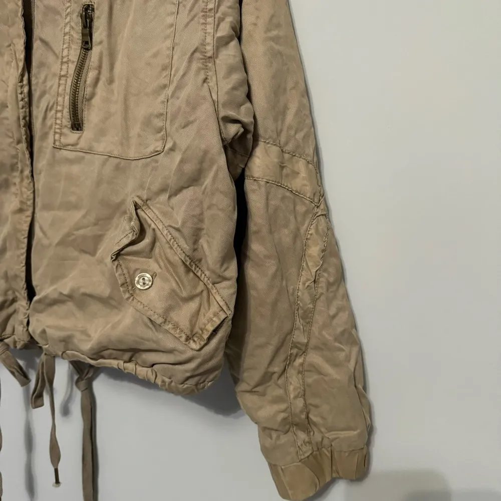 Young Fabulous & Broke Tan Bomber Jacket - Image 2