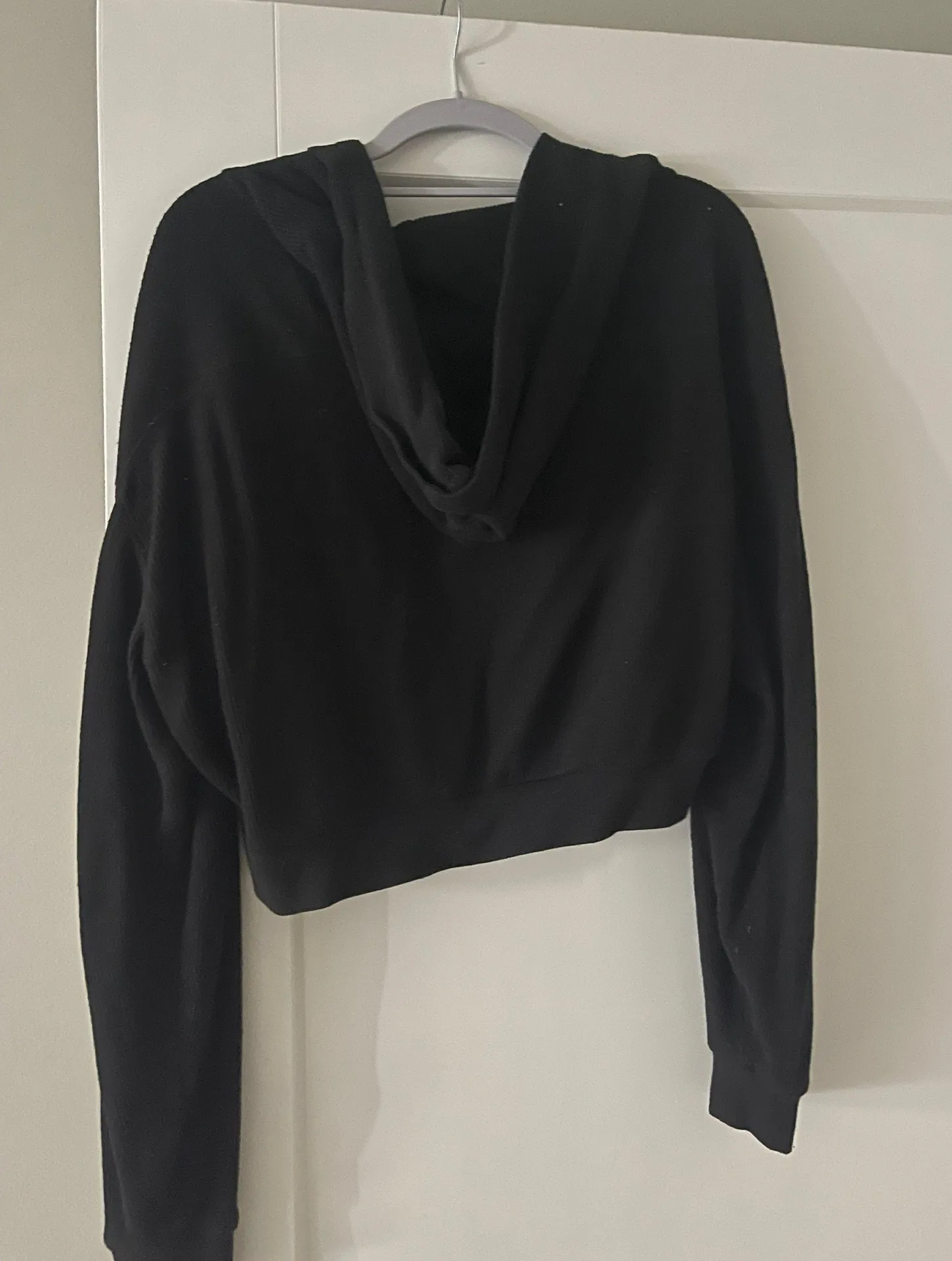 Black Cropped Jacket - Image 2
