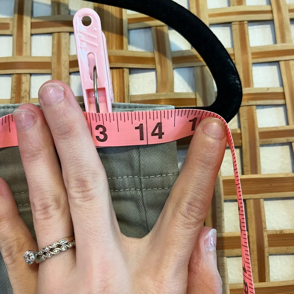 NWT Anthropologie Jefferson Moto Olive Green Zip Leg Cargo Style Jeans Size 26 - Image 7